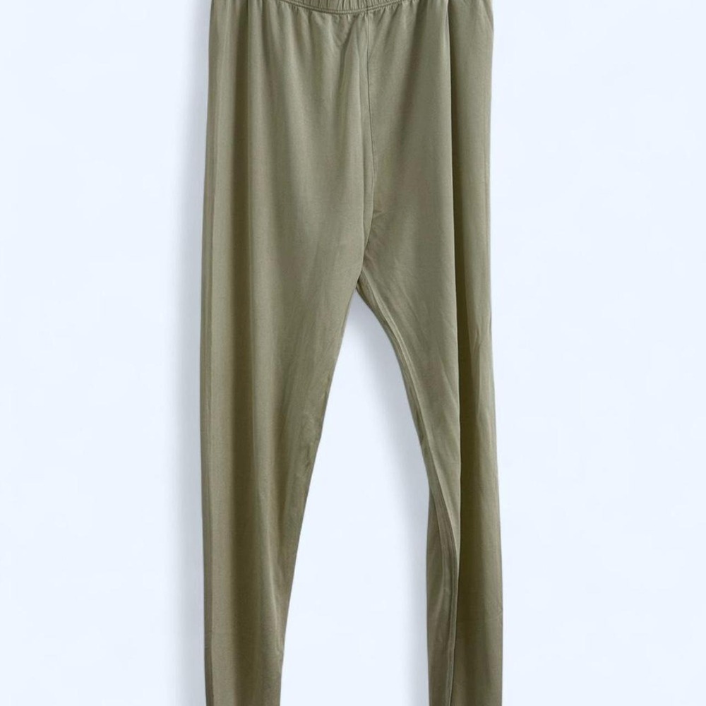 VTG Rare Norm Thompson Silk Leggings Joggers Size S Normcore Comfort Luxury